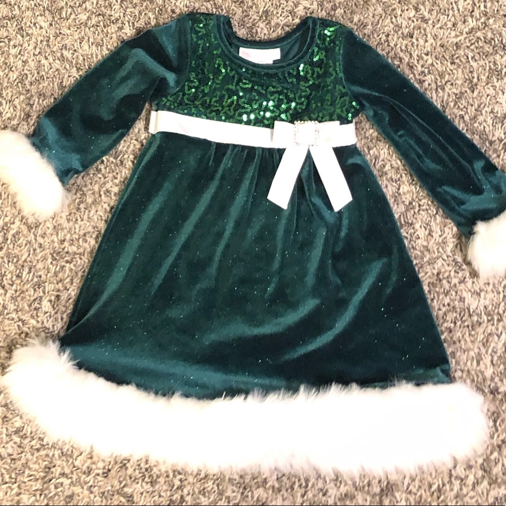 Bonnie Baby Christmas Dress